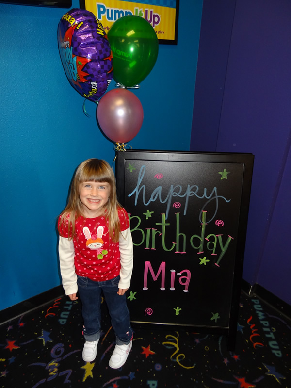 Mia Moore Birthday Party at Pump It Up Dec 2012